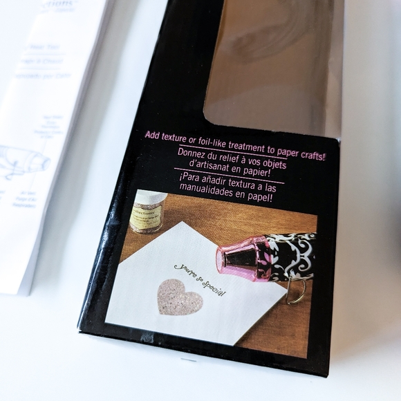 SET Embossing Heat Tool with Embossing Powders - Picture 6 of 11